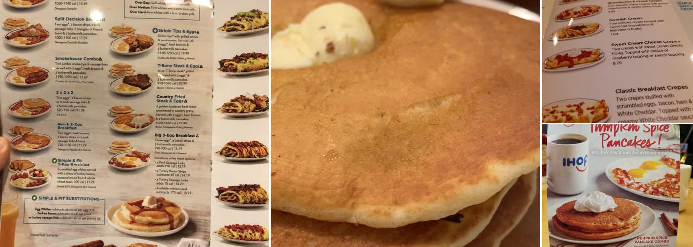 IHOP Menu