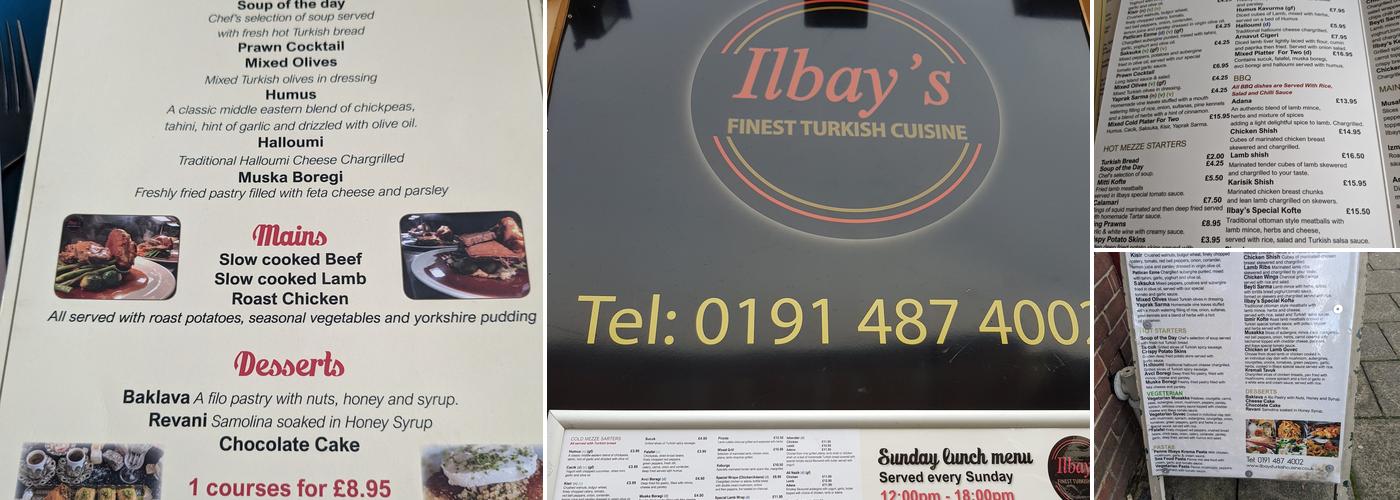 Ilbays Menu