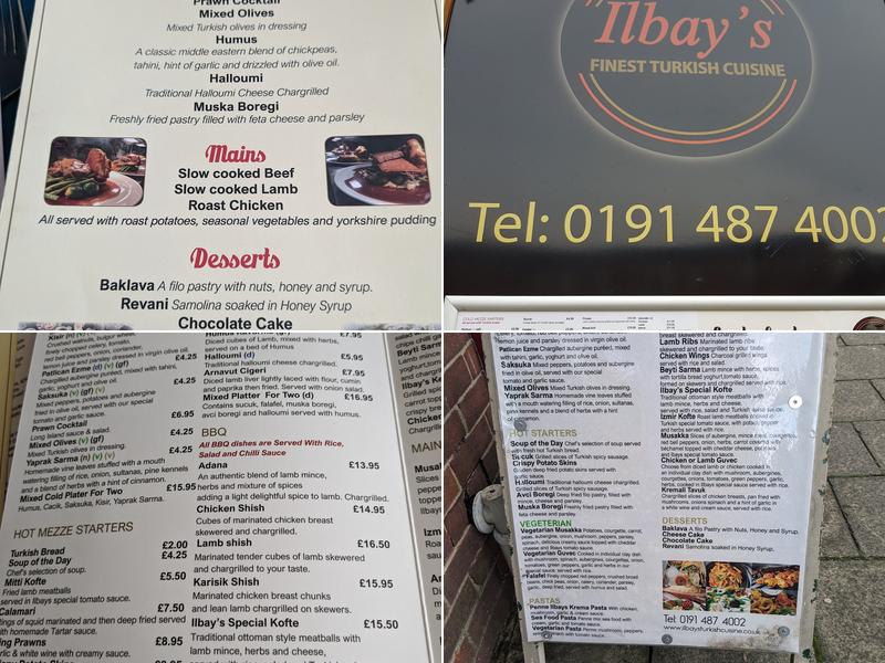 Ilbays Menu