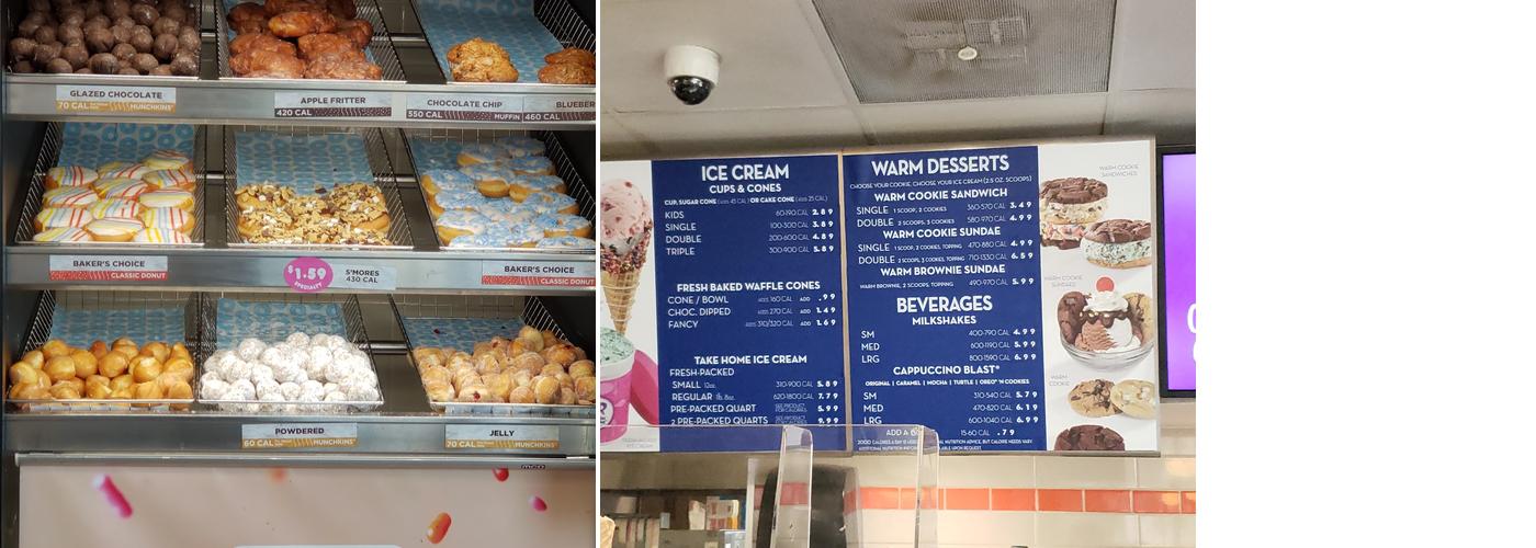 Dunkin' Menu