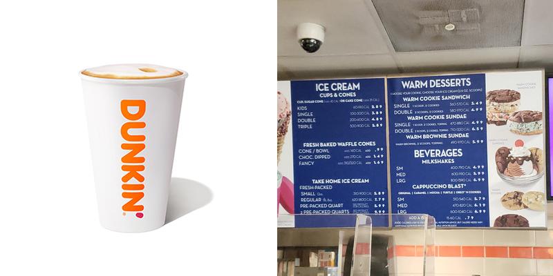 Dunkin' Menu