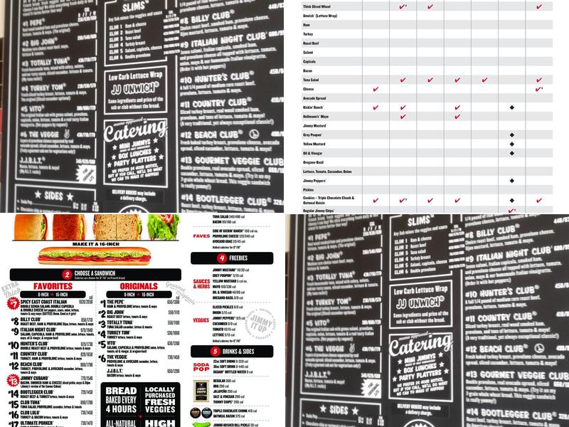 Jimmy John's Menu