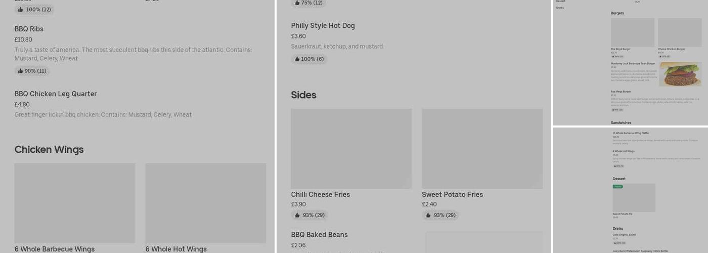 Lula's Burger & Barbecue Menu