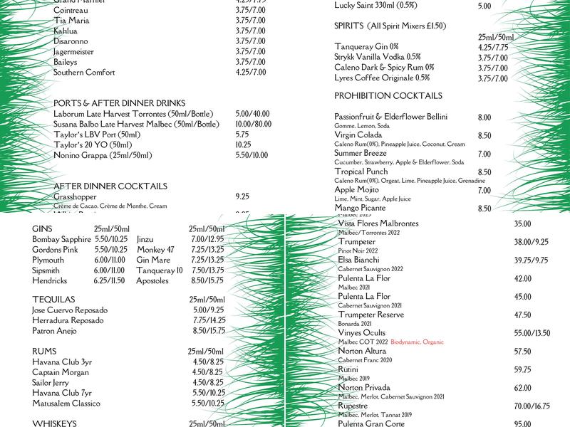 Lomito Gerrards Cross Menu