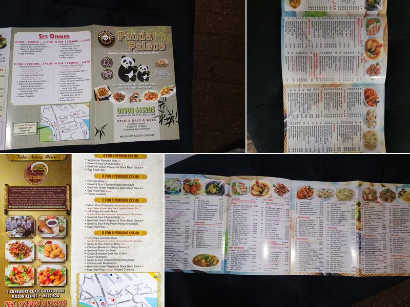 Old China Takeaway Menu