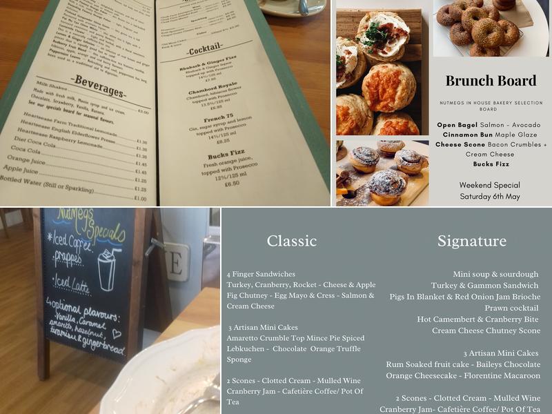 Nutmegs Patisserie Menu