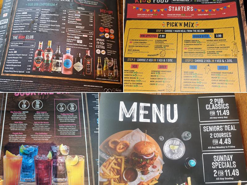 Spyglass & Kettle Menu