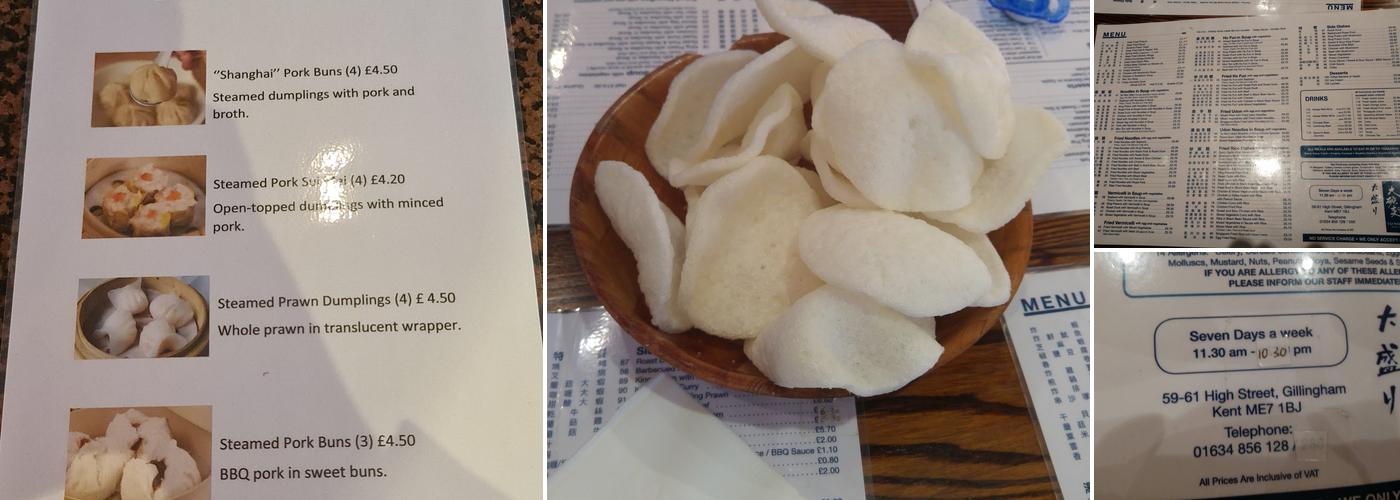 Tai Won Mein Noodle House Menu