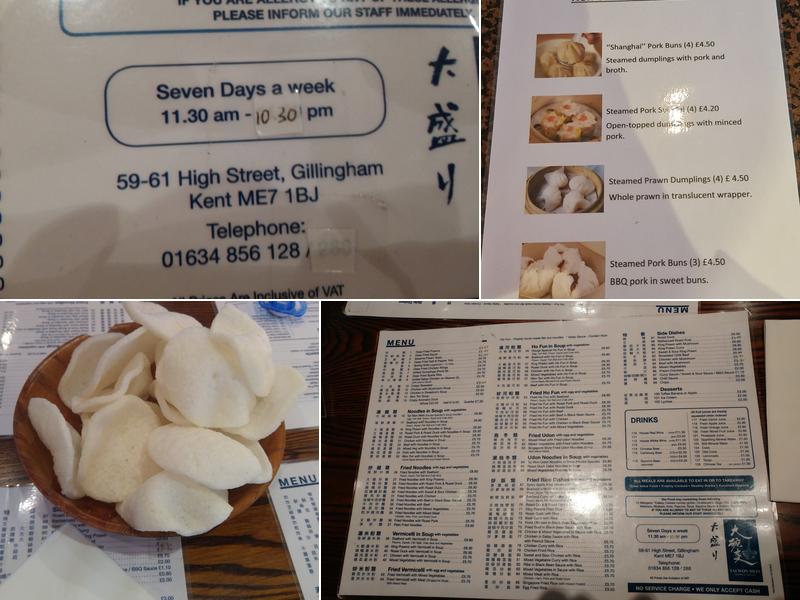 Tai Won Mein Noodle House Menu