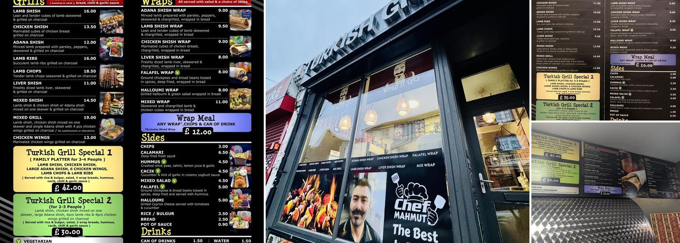 Turkish Grill Wrap ‘N’ Go Menu