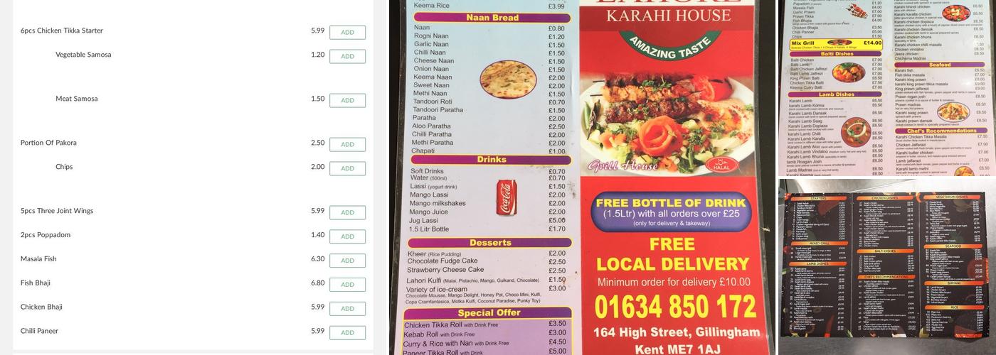 Lahore Karahi House Menu