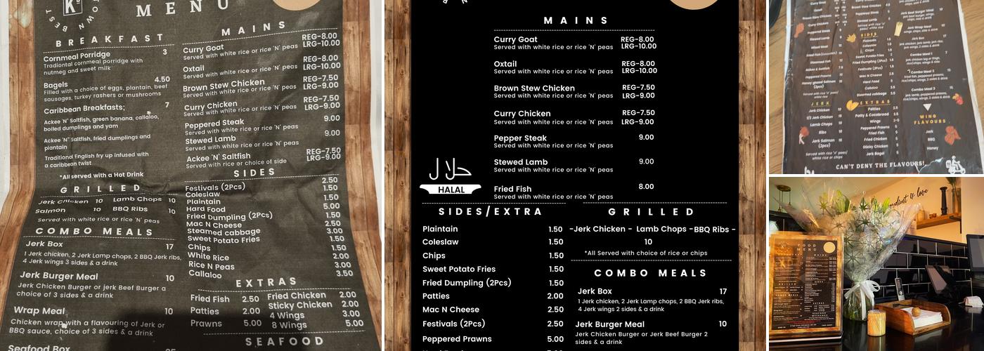 Kitchen Six ltd Menu