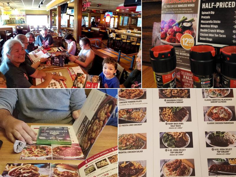 Applebee's Grill + Bar Menu