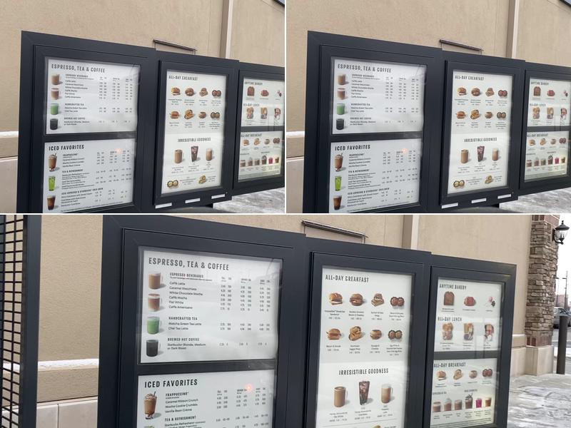 Starbucks Coffee Company Menu