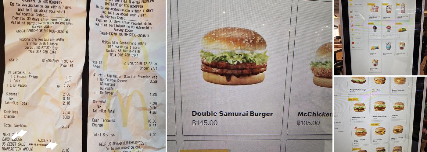 McDonald's Menu