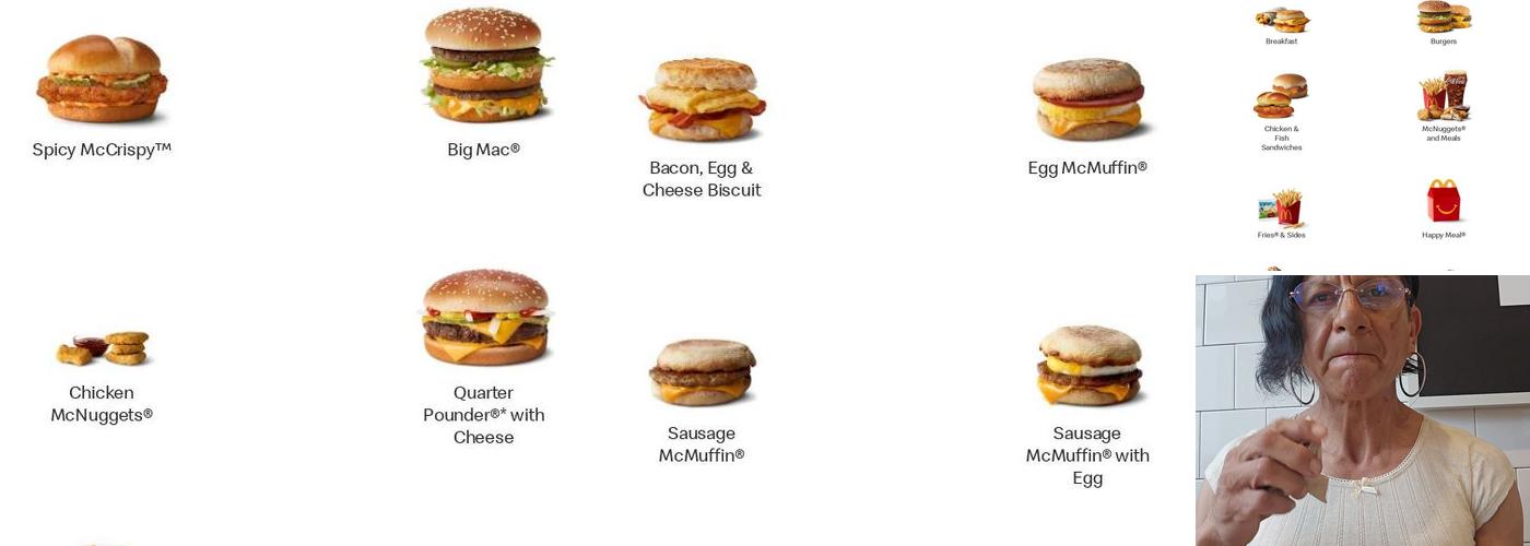 McDonald's Menu