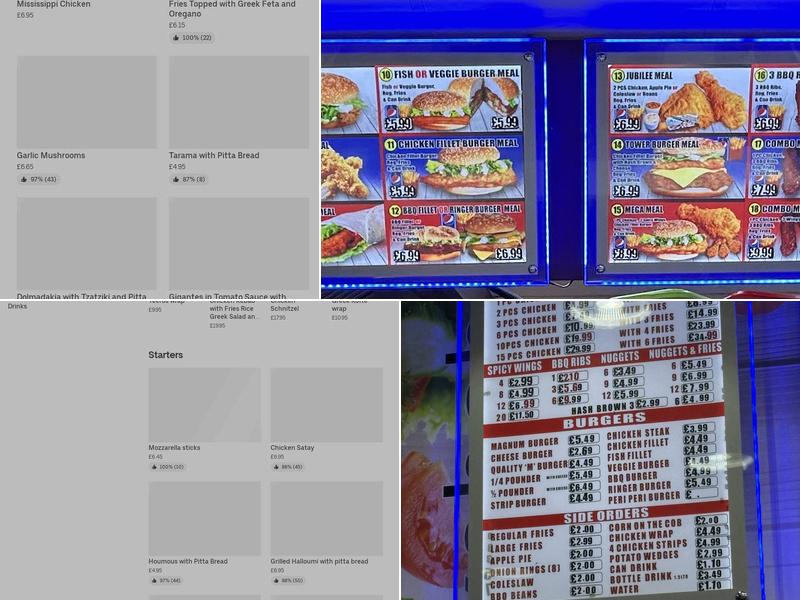 Perfect Fried Chicken & Pizza Menu