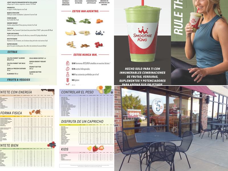 Smoothie King Menu