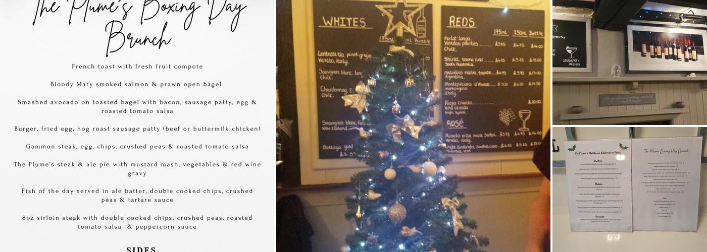 Plume of Feathers Menu