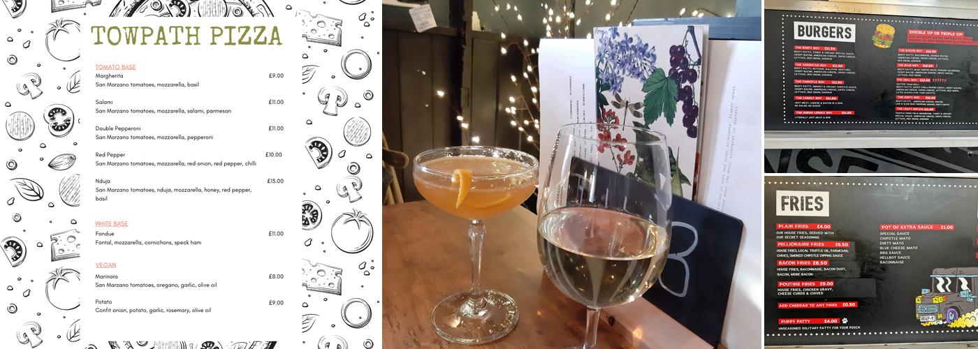 The Towpath Inn Menu