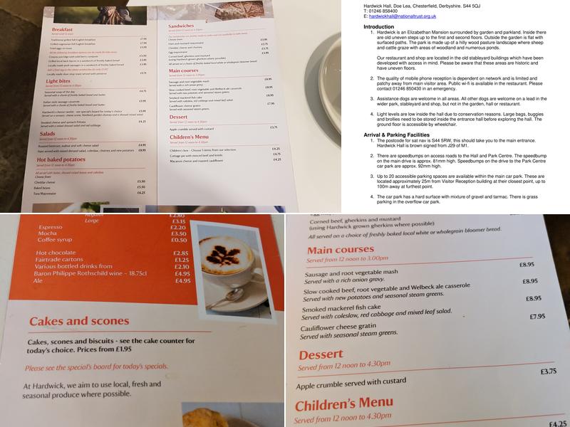 The Great Barn Restaurant Menu