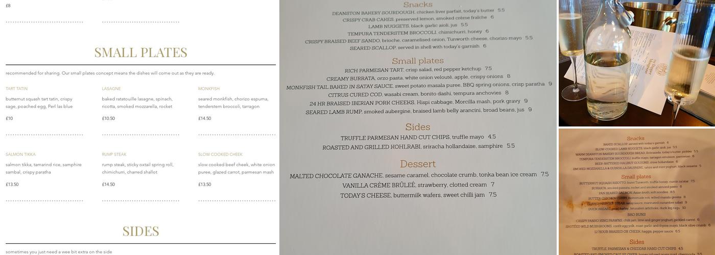 The Dapper Mongoose Menu