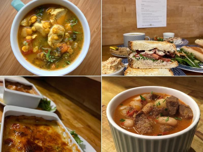 Soup's On and the cake lady