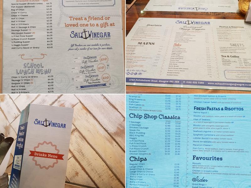 Salt & Vinegar Menu