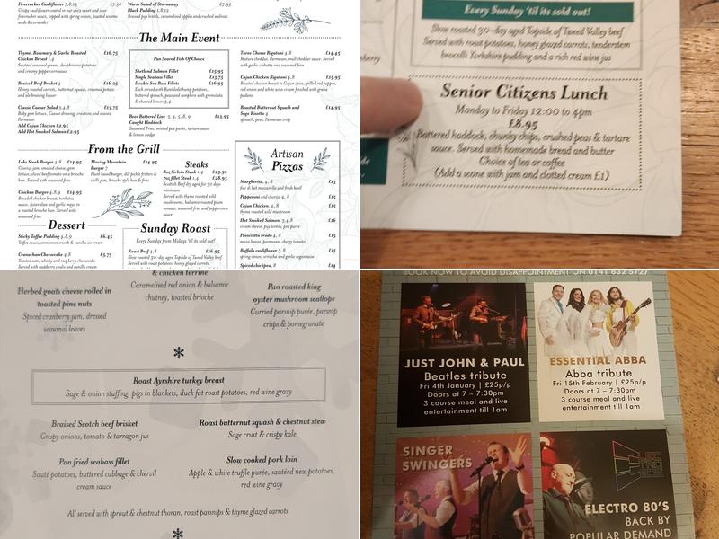 Loks Bar and Kitchen Menu