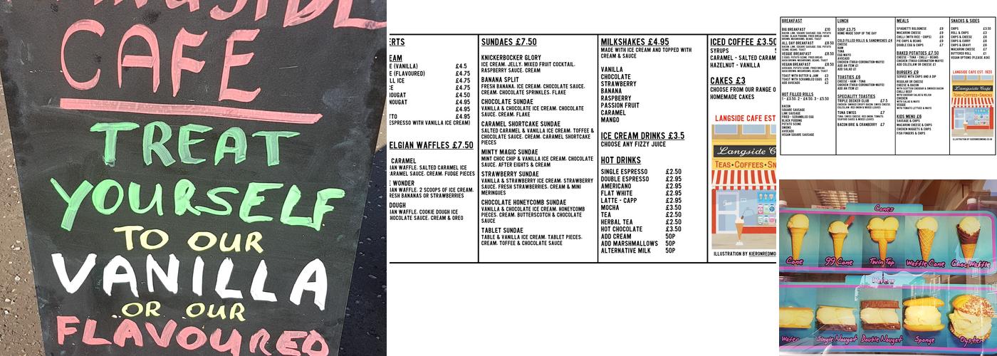 Langside Cafe Menu