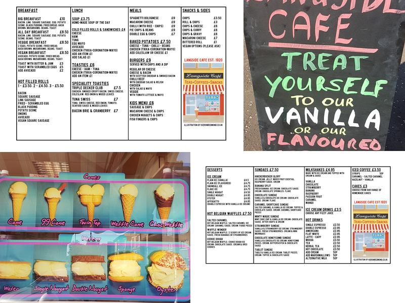 Langside Cafe Menu