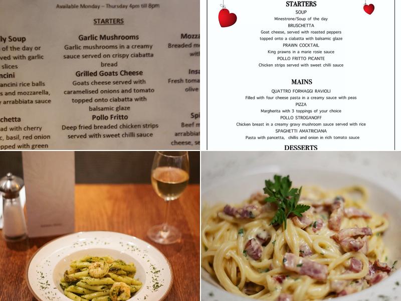 Trevi Ristorante - Cafe and pizzeria Menu