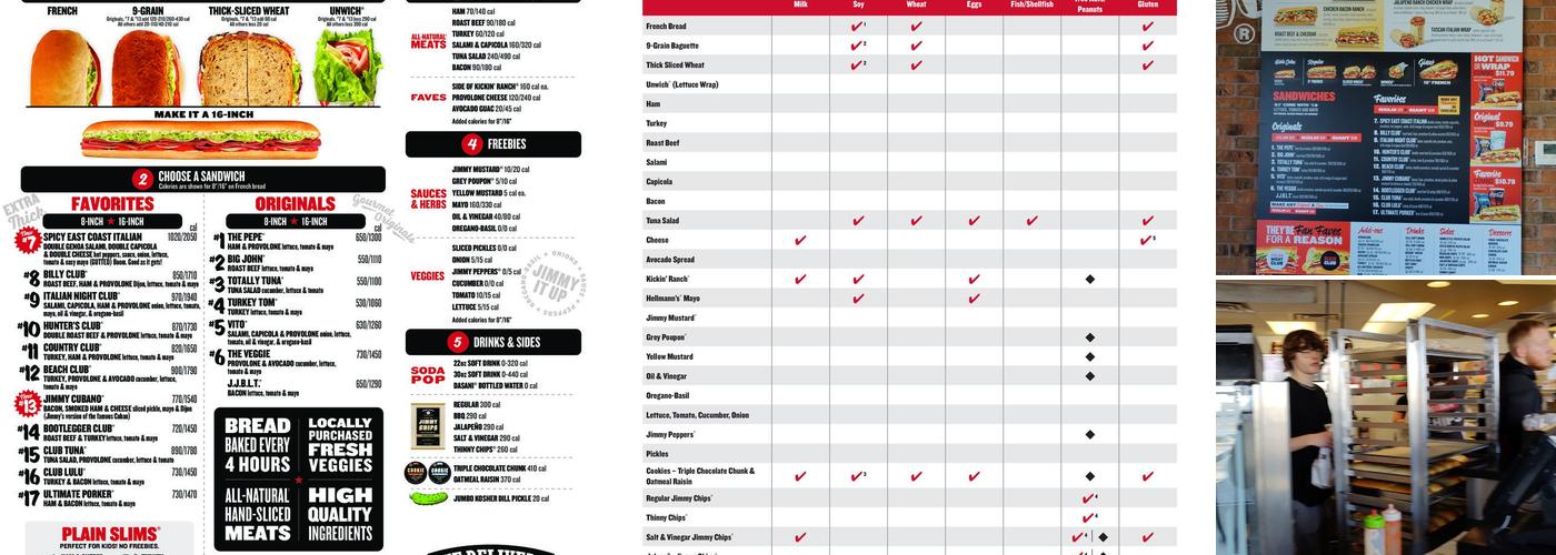 Jimmy John's Menu