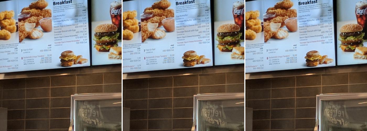 McDonald's Menu