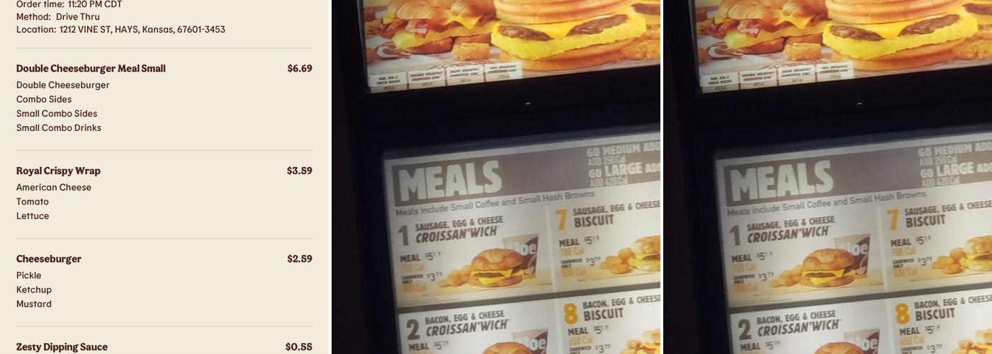 Burger King Menu