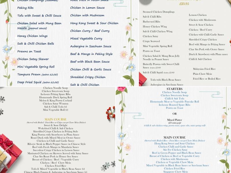 I-Chai Restaurant (ANNIESLAND) Menu