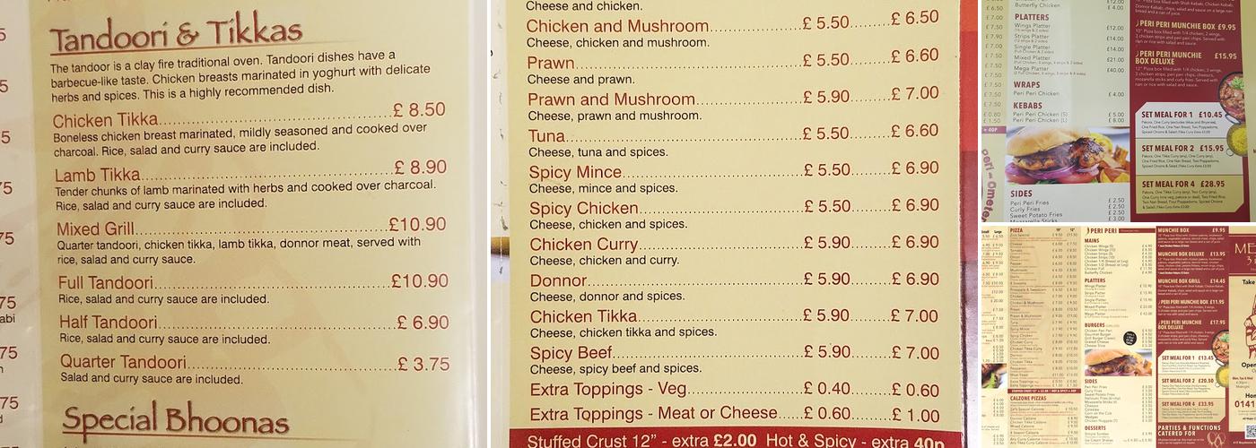 Mehran 3 In One Takeaway Menu