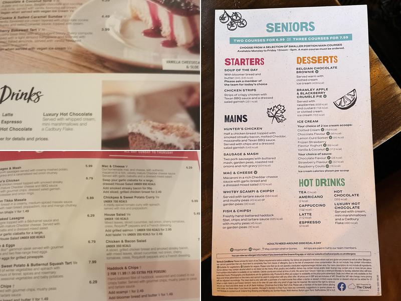 Beechwood Menu