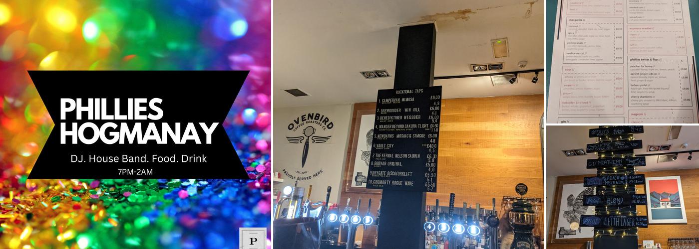 Phillies of Shawlands Menu