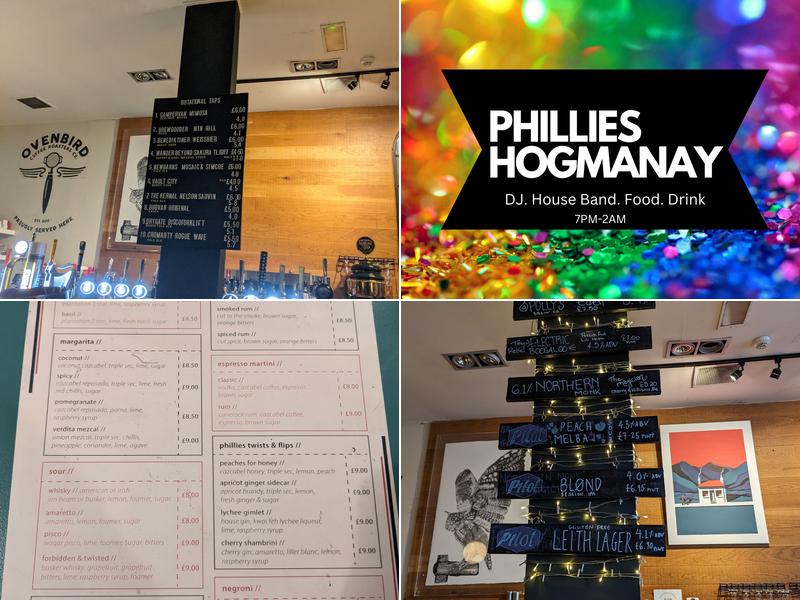 Phillies of Shawlands Menu