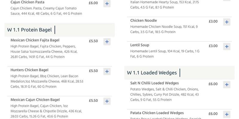 Glesga Grub Takeaway Menu