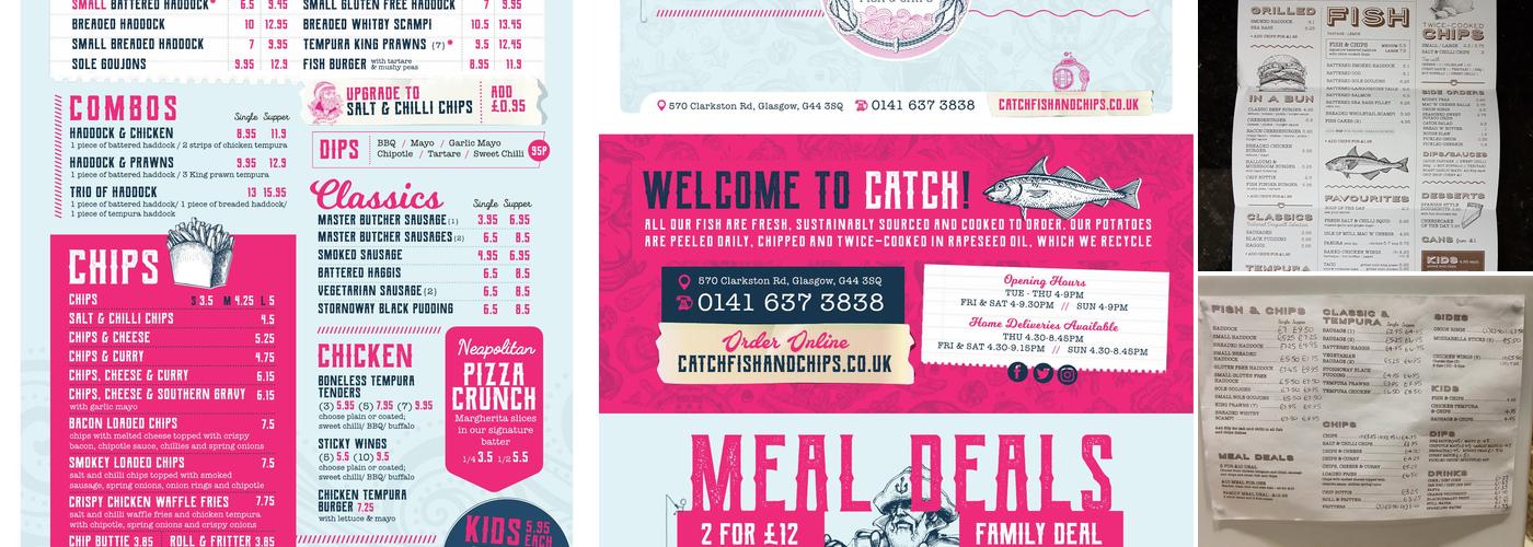CATCH Fish & Chips - Netherlee Menu