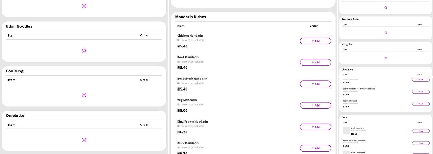 Golden Wok Chinese Takeaway Menu