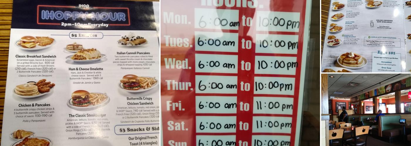 IHOP Menu