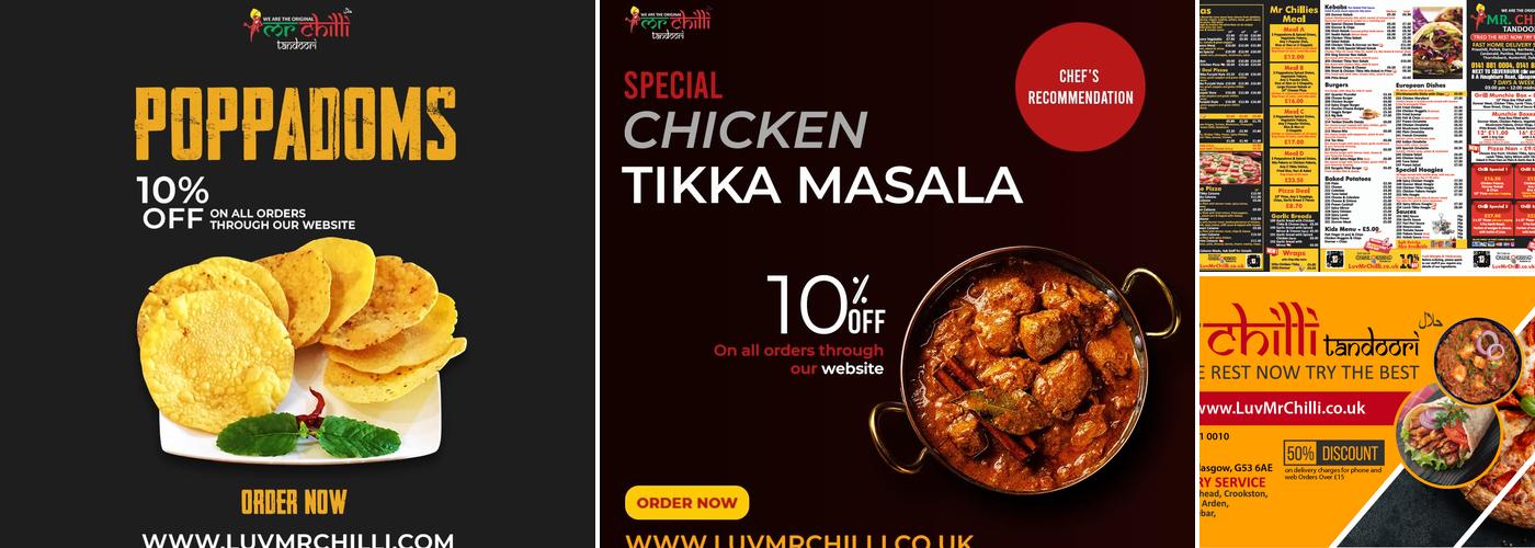 Mr Chilli Tandoori Menu