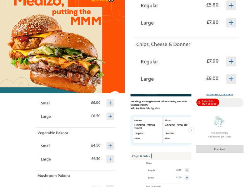 Bistango Fast Food Menu