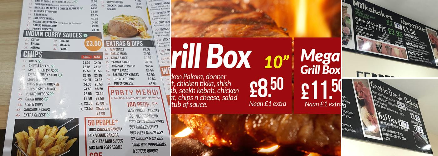 Sugar & Spice Takeaway Menu