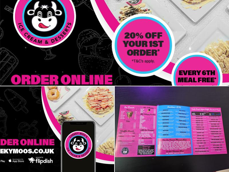 Cheeky Moo's Ice Cream & Dessert Parlour Menu