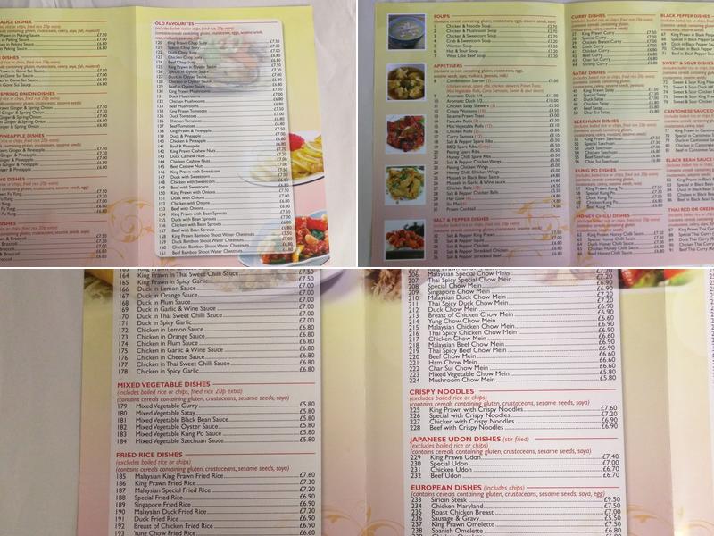 Golden Leaf Chinese Takeaway - Bothwell Menu