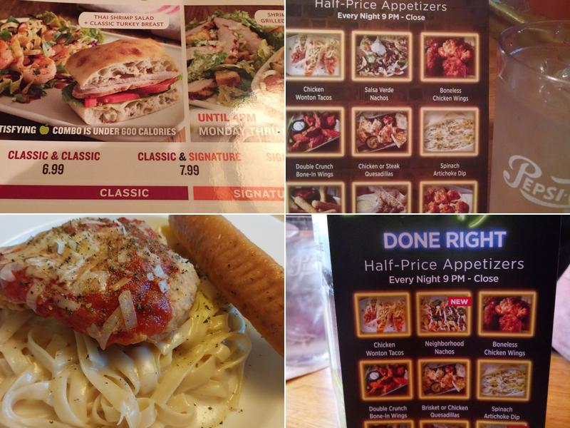 Applebee's Grill + Bar Menu